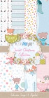 PR * BLOCO 8 PAPEIS SCRAP 15X30CM SWEET CHRISTMAS PFY-4563