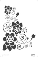 STENCIL 20X30CM  022 FLORES