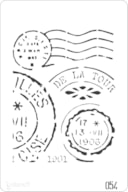 STENCIL 20X30CM  054 SELOS