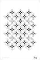 STENCIL 20X30CM  059 FLORES