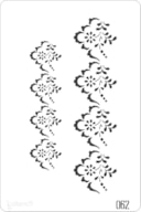 STENCIL 20X30CM  062 FLORES