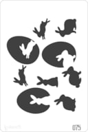STENCIL 20X30CM  075 EGGS