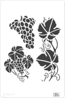 STENCIL 20X30CM  084 UVAS
