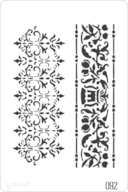 STENCIL 20X30CM  092 FLORAL