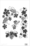 STENCIL 20X30CM  096 UVAS