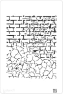 STENCIL 20X30CM  119 MURO