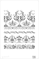 STENCIL 20X30CM  139 BORDAS