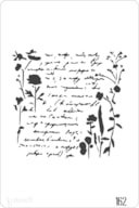 STENCIL 20X30CM  162 CARTA FLORAL