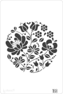 STENCIL 20X30CM  168 MANDALA FLORAL