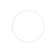 METAL RING COATED WHITE D.25CM RAYHER