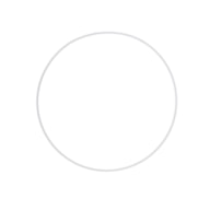 METAL RING COATED WHITE D.35CM RAYHER