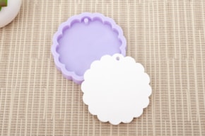 MOLDE SILICONE PLACA C/FURO D.6.8X0.9CM MLD128