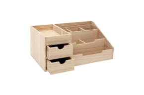 MUEBLE C/COMPARTIMIENTOS Y CAJONES 32X18X13.5CM