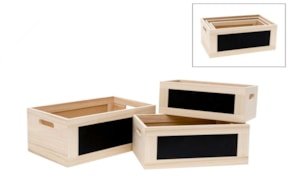 SET 3 CESTOS 40X25X16- 36X21X14 - 32X17X12CM