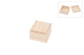 WOODEN BOX 7X7X5CM