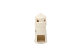 PR * TEA LIGHT FAROL 21X9.5CM BRANCO