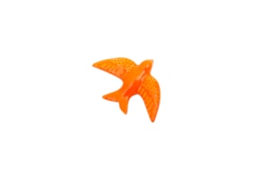 ANDORINHA 8.5X6X2.2CM LARANJA