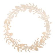 PR * COROA FLORAL MADEIRA D.31CM RAYHER