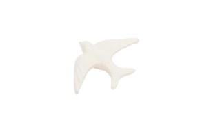 ANDORINHA 11.5X8X2.5CM BRANCO