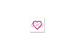 RUBBER STAMP HEART  01792
