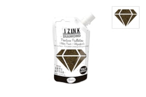 IZINK DIAMOND C/GLITTER 80ML  80881 BLACK COFFEE