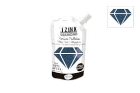 IZINK DIAMOND C/GLITTER 80ML  80884 BEAUTIFUL BLUE