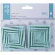 CONJ. 4 CANTOS MINT P/CARTONAGEM 6.18X6.18X1CM ARTIS DECOR