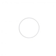 METAL RING COATED WHITE D.10CM RAYHER