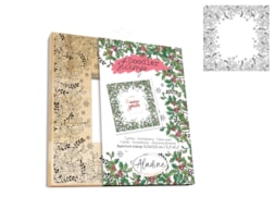 QUADRO CARIMBO AZEVINHO 13.5X13.5CM  02602