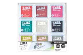 SET 9 IZINK EMBOSSING TINTEIRO 5x5CM 19705