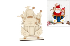 KIT TRINEO DE PAPA NOEL 22X7X30X0.6CM CHOUPO