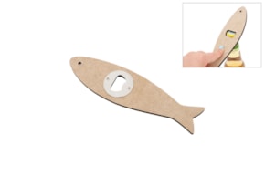 SET 6 SARDINHAS ABRE CARICAS 5.5X20.5X0.5CM MDF