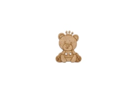 SET 12 BOTONES 2.4X3X0.3CM MDF