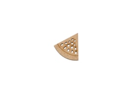SET 12 WATERMELON BUTTONS 2.5X2X0.3CM MDF