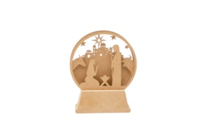 PRESEPIO 20X19X0.3CM MDF CON BASE 17X7X1.2CM MDF
