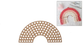 SET 4 ARCOS C/ FUROS 20X10X0.3CM MDF