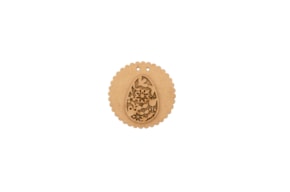 SET 6 APLICACIONES D.7X0.3CM MDF COM HUEVO