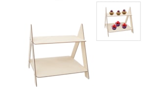 STAND CAKE 40X36.5X40X0.4CM CHOUPO