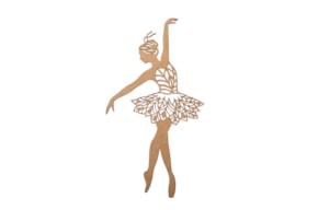 BAILARINA 21.4X40X0.3CM MDF