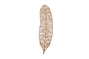 SET 2 PLUMAS 8.2X30X0.3CM MDF