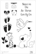 STENCIL 20X30CM 216 NASCIMENTO