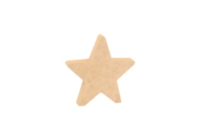 SET 4 ESTRELAS 10X1.6CM MDF