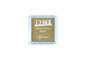IZINK EMBOSSING TINTEIRO L 8x8cm 19420 METALIZADA OURO
