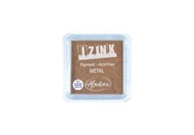IZINK EMBOSSING TINTEIRO L 8x8cm 19421 METALIZADA COBRE