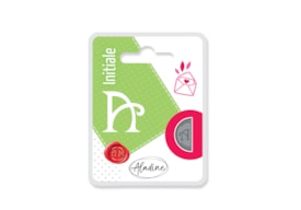 SINETE LATAO D. 1.9CM  71301 LETRA DUPLA A BLISTER