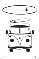 STENCIL 20X30CM 319 PÃO DE FORMA