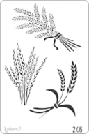 STENCIL 20X30CM 246 ESPIGA