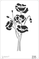 STENCIL 20X30CM 235 ROSAS