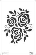 STENCIL 20X30CM 238 ROSAS