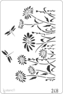 STENCIL 20X30CM 248 FLORES